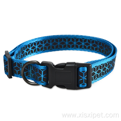 Colorful Reflective Custom Dog Collar Pet Training Collars